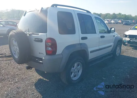2007 Jeep Liberty Sport из США, поврежденный, VIN 1J4GL48K77W641490